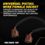 Fog Light Harness Extension Pigtail for Make Model
