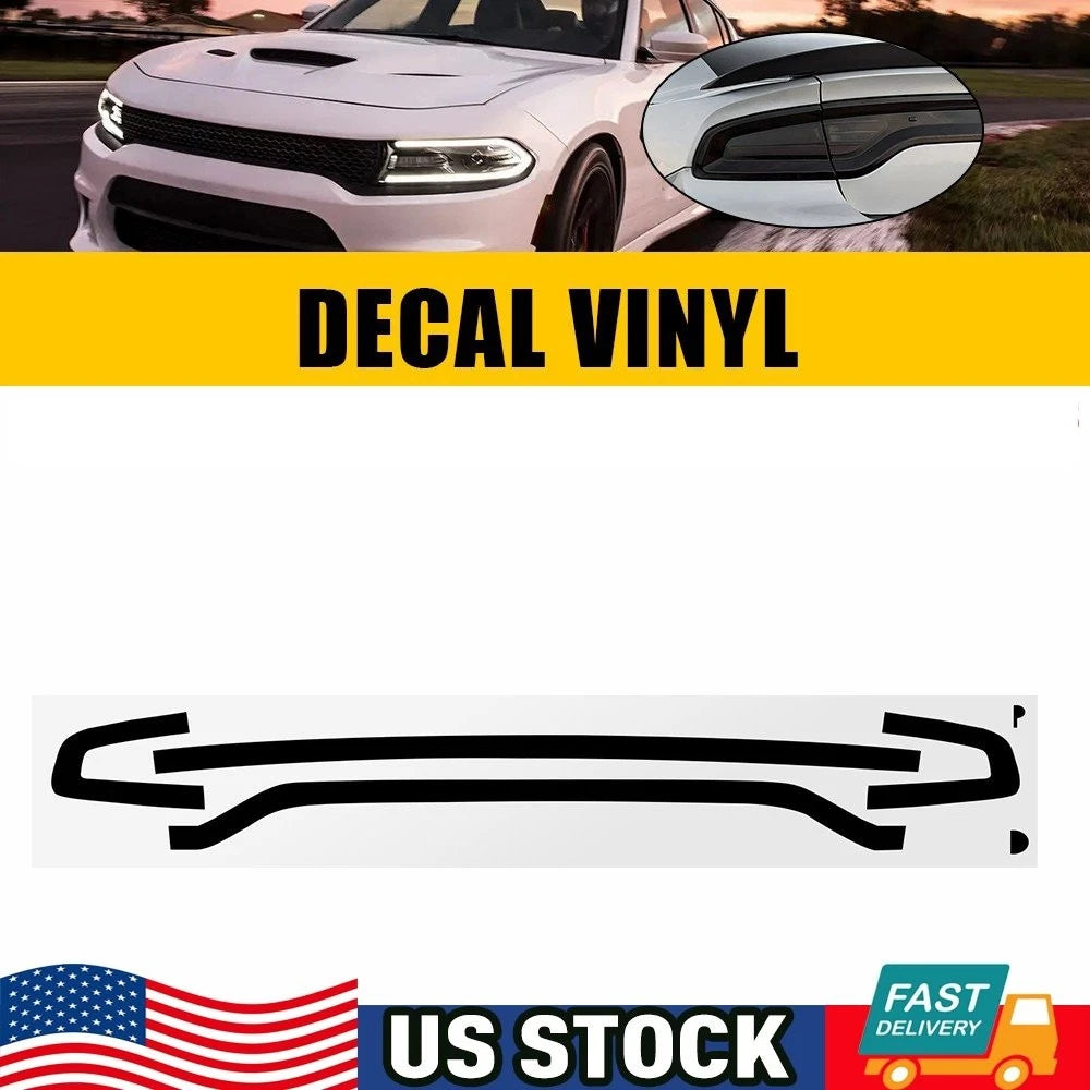 Dark Smoke Tail Light PreCut Overlay for Dodge Charger (2015–2023)