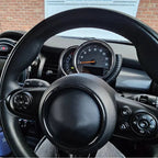 Car Steering Wheel Center Ring Cover Black for BMW MINI F54 F55 F56 F57 F60 (2014-2023)