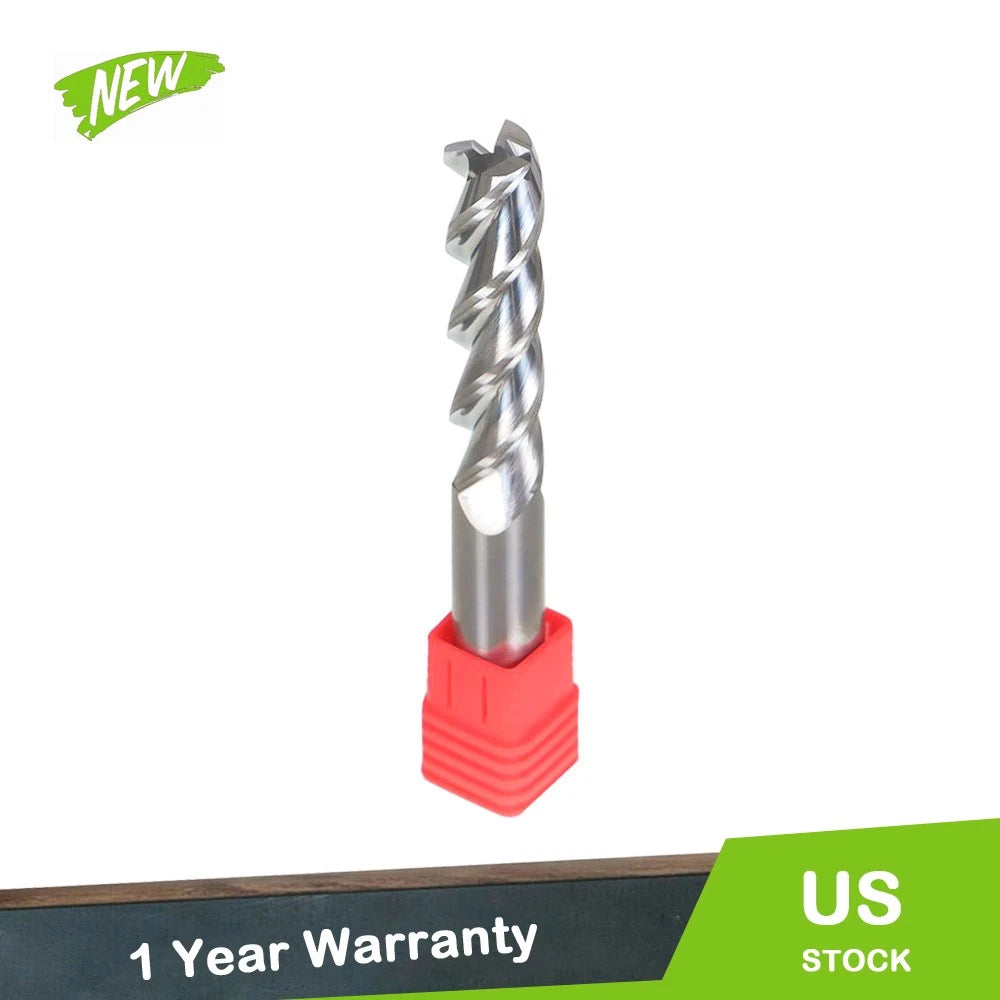 1/2" Carbide End Mill for Aluminum (Long Length)