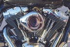 S&S Cycle Stealth Air Stinger Kit for Harley BT (2001–2017) - Chrome Teardrop