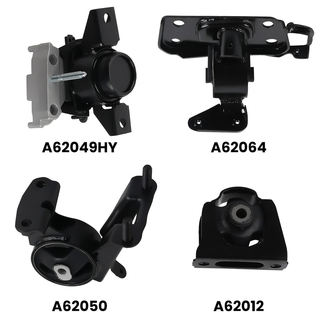 4Pcs Engine Motor & Transmission Mount for Toyota RAV4 2WD (2006–2008) 1237128190
