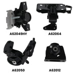 4Pcs Engine Motor & Transmission Mount for Toyota RAV4 2WD (2006–2008) 1237128190