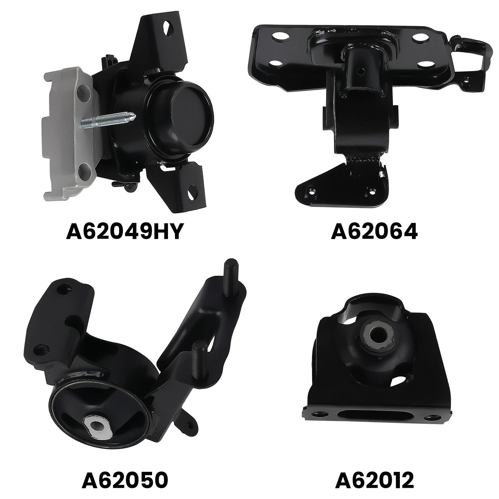 4Pcs Engine Motor & Transmission Mount for Toyota RAV4 2WD (2006–2008) 1237128190