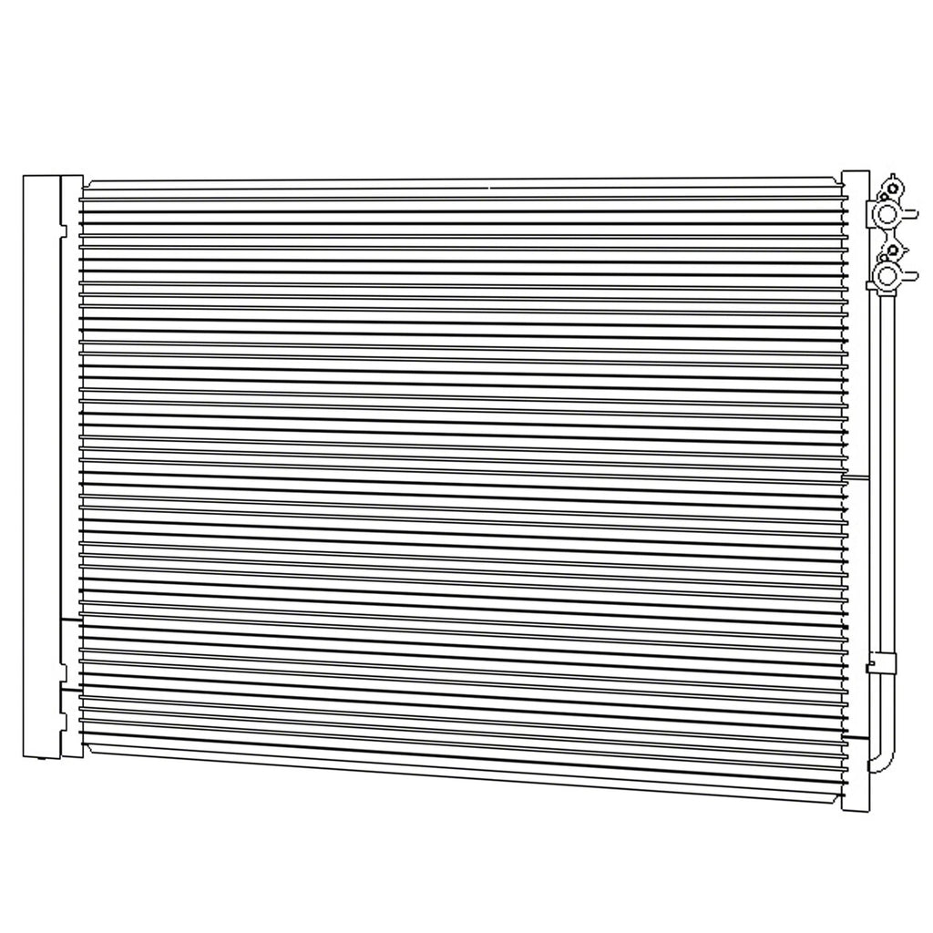 Replacement A C Condenser for BMW 5 Series 2011–2015