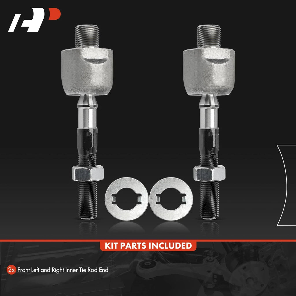 2X Front Inner Side Tie Rod End for Honda Accord (2005-2007)