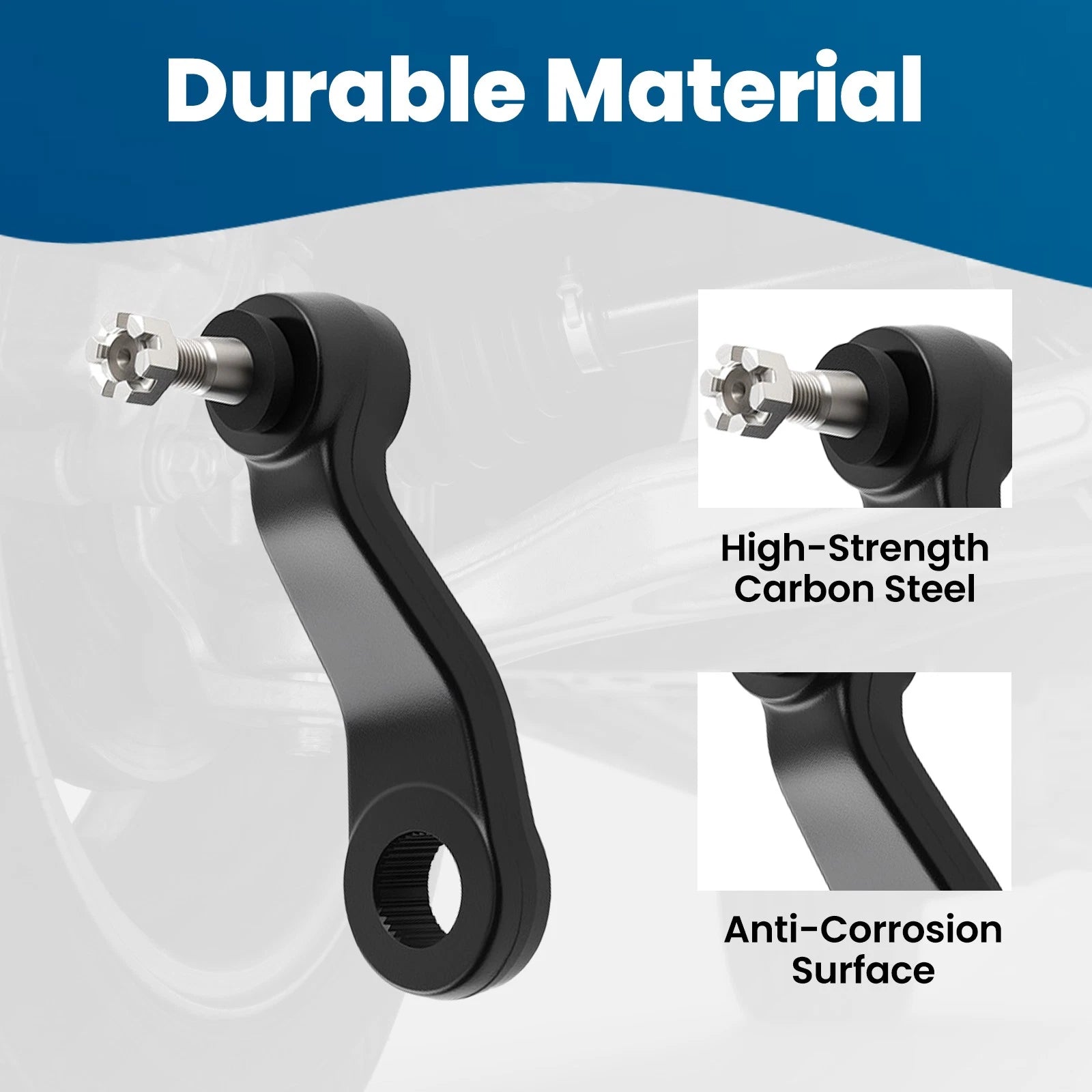 7pcs Front Tie Rod Pitman Idler Arms Kit for GMC Sierra Silverado 2500 (2001–2004)