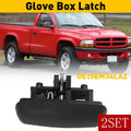 Set of 2 Glove Box Lock Latch Handles for Dodge Dakota Durango (1997–2000)