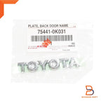 Chrome Plate Back Door Emblem for Toyota Hilux Hiace Innova (2005-2023)