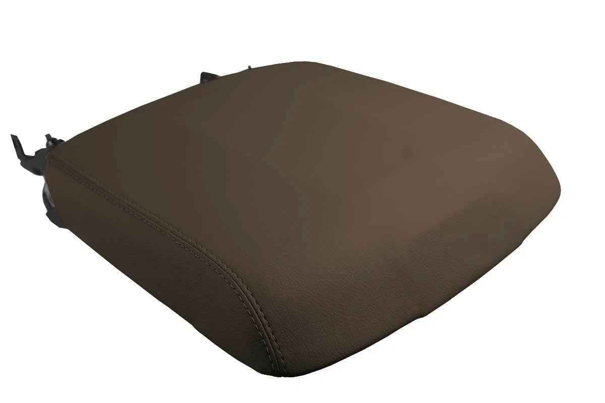 Leather Console Lid Armrest Cover for Chevrolet Tahoe (2016–2019) Cocoa