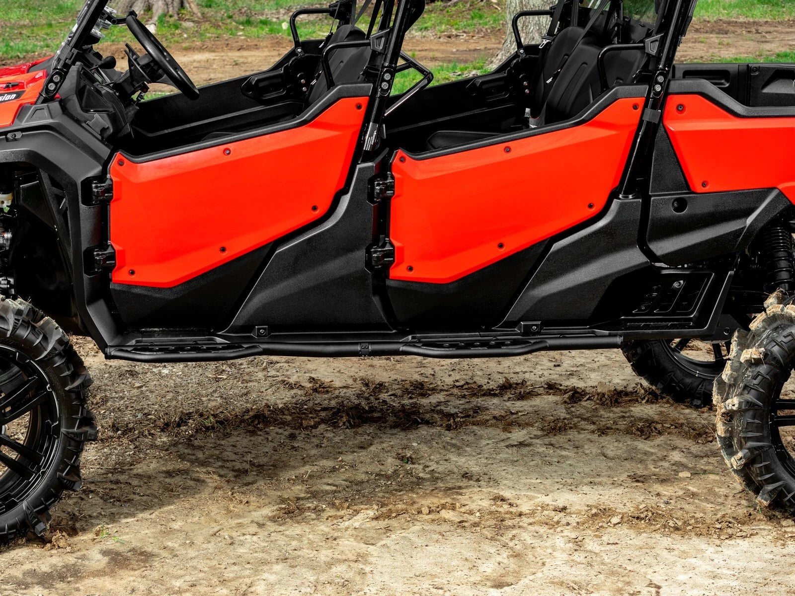 SuperATV Heavy Duty Nerf Bars for Honda Pioneer 1000-6 (2013–2023)