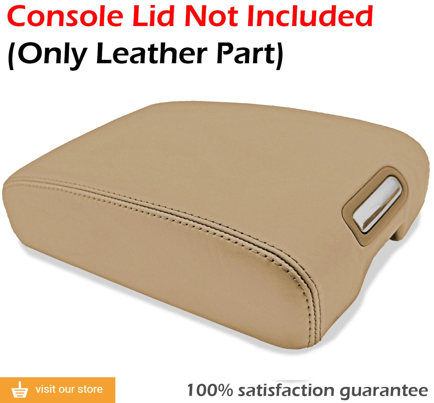 Center Console Armrest Cover for Infiniti FX35 (2006–2008) Beige Leather