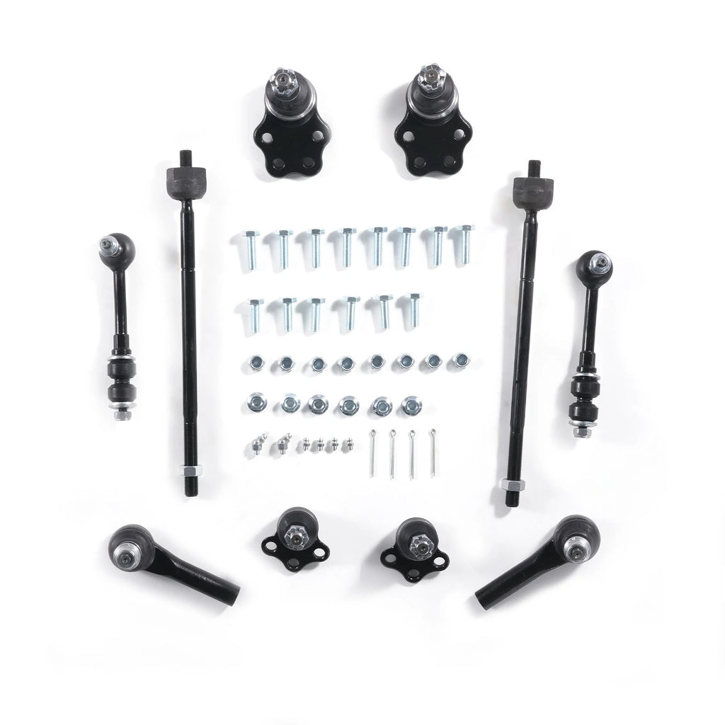 Set of 4 Front Lower Ball Joints Tie Rod Ends Sway Bars for Durango Dakota (2000–2004)