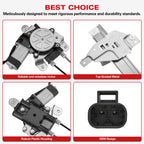 Pair Front Window Regulator with Motor for Buick Century Regal Oldsmobile (1997–2005)