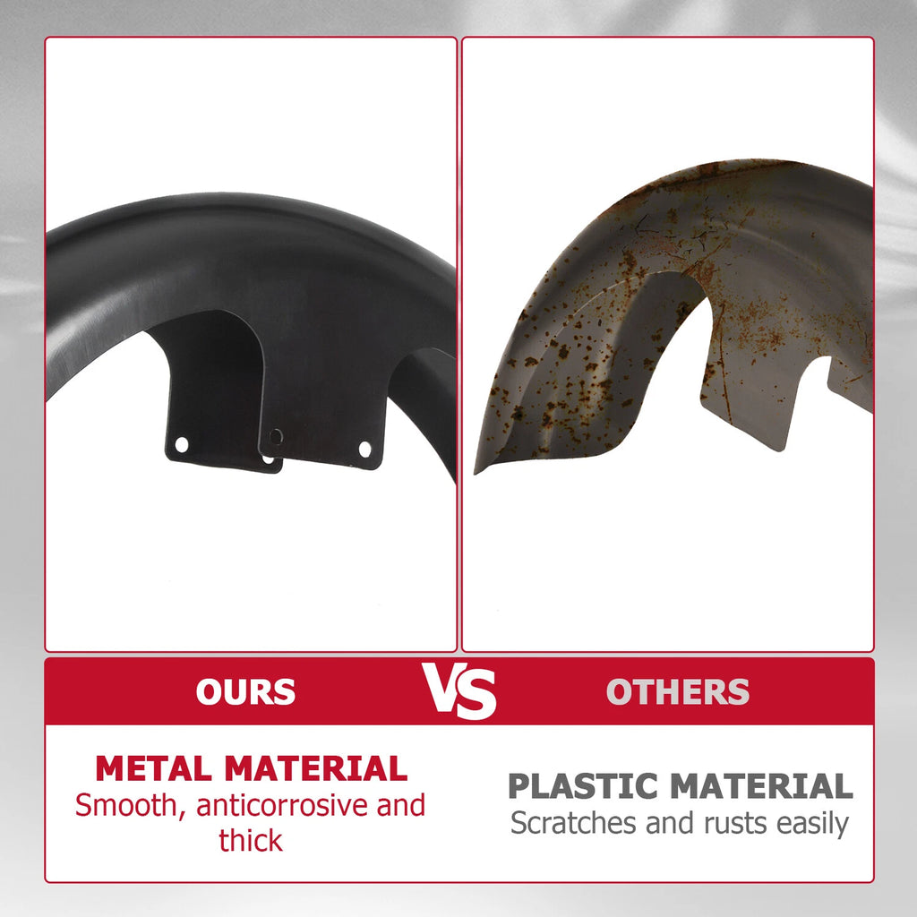 21" Wrap Front Fender for Harley Davidson Touring (2014–2023)