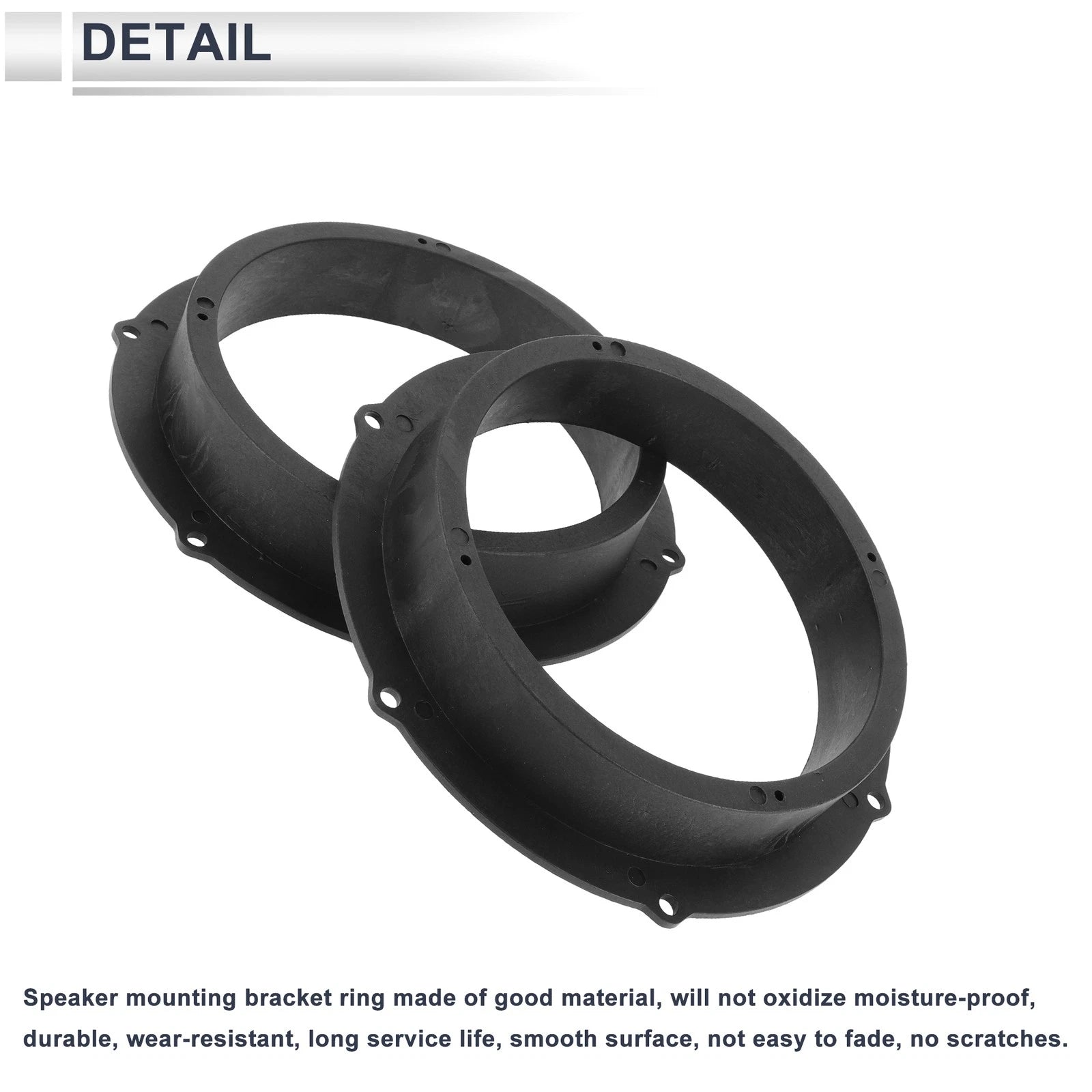 2X Speaker Spacer Ring for Audi A4 (2009) 6.5" Tweeter