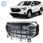 Front Bumper Grille Assembly for GMC Terrain (2018–2021) Chrome Black