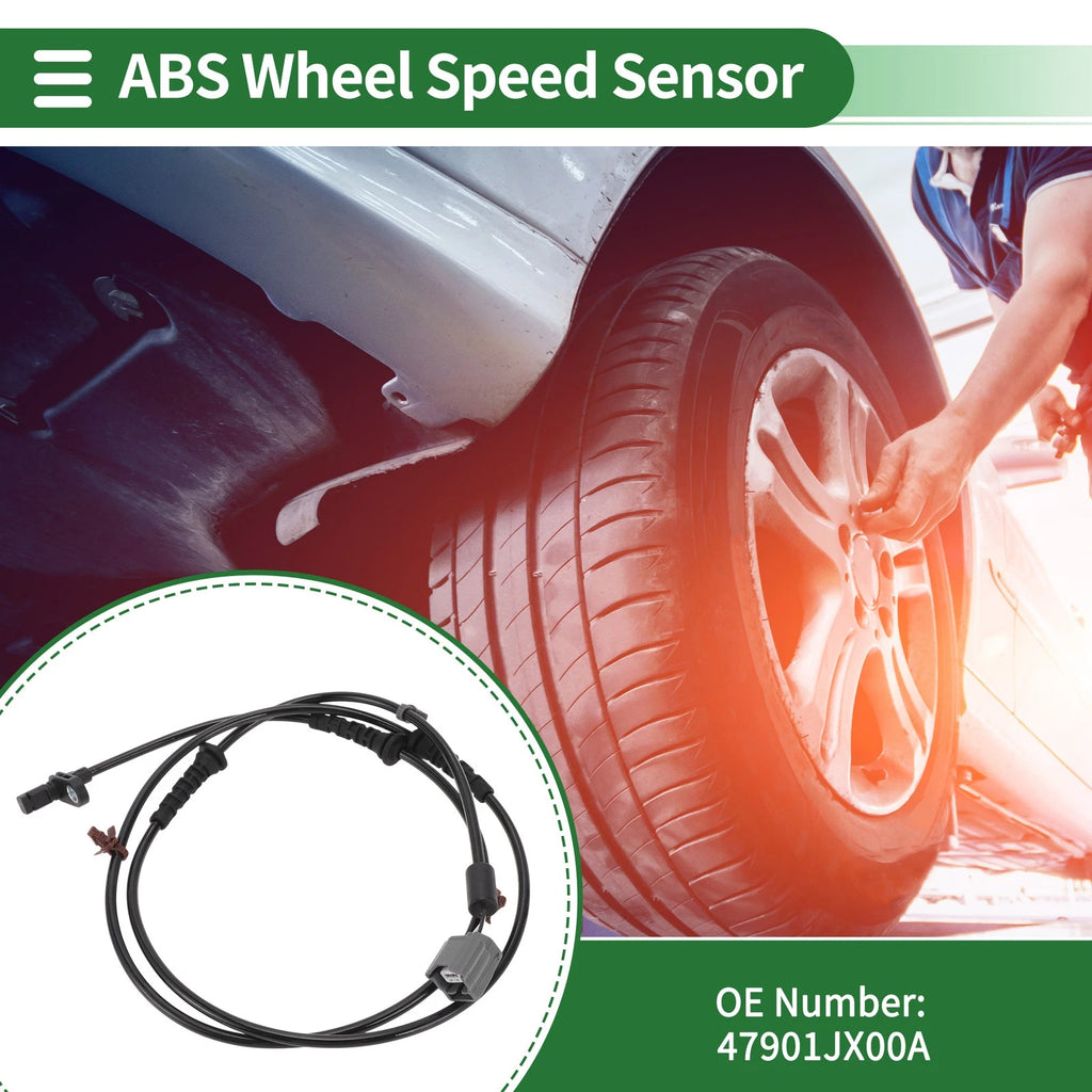 ABS Wheel Speed Sensor No. 47901JX00A for Nissan NV200 (2013–2020) Rear Left
