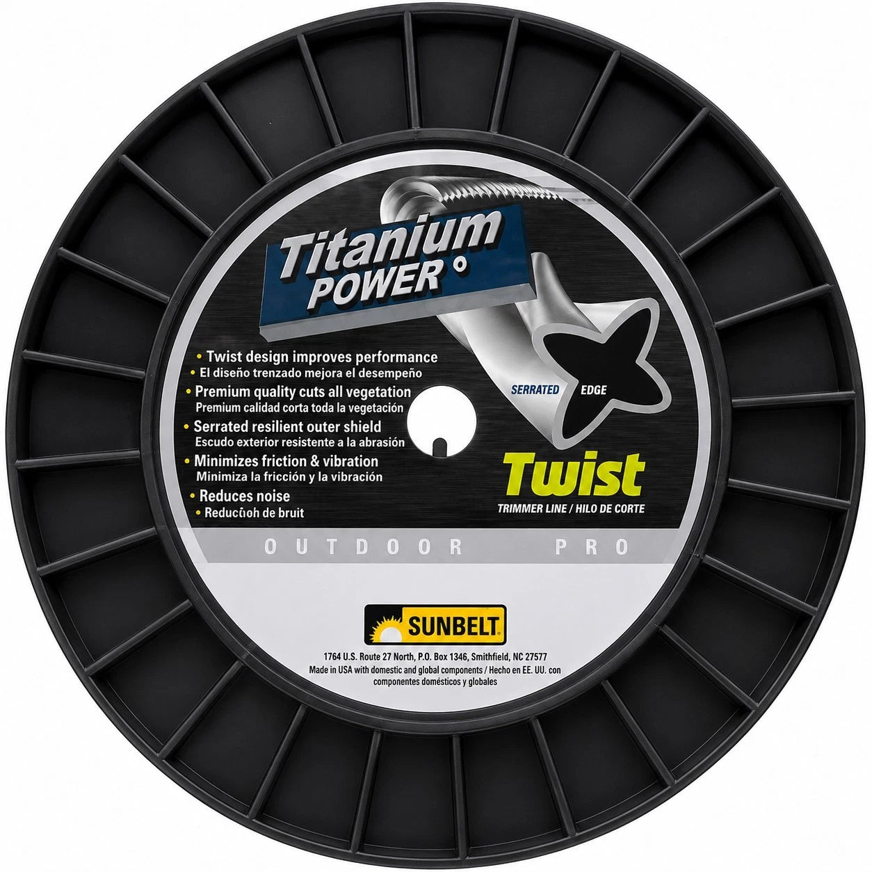 B153105 Titanium Power Trimmer Line (.105" Twist)