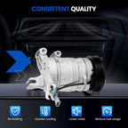 A/C Compressor w/ Clutch for GMC Terrain Chevrolet Equinox (2010–2011) 68676