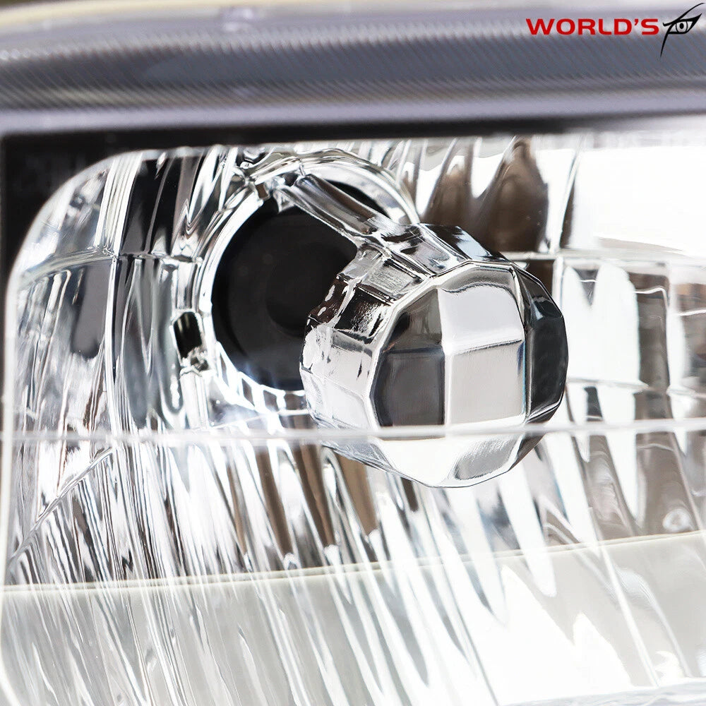 Headlights Pair for Toyota Tacoma (2001–2004) White