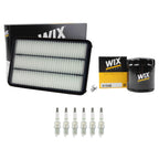 Wix Engine Air Oil Filters & NGK Spark Plugs Kit for Camry ES300 (1992–1996)