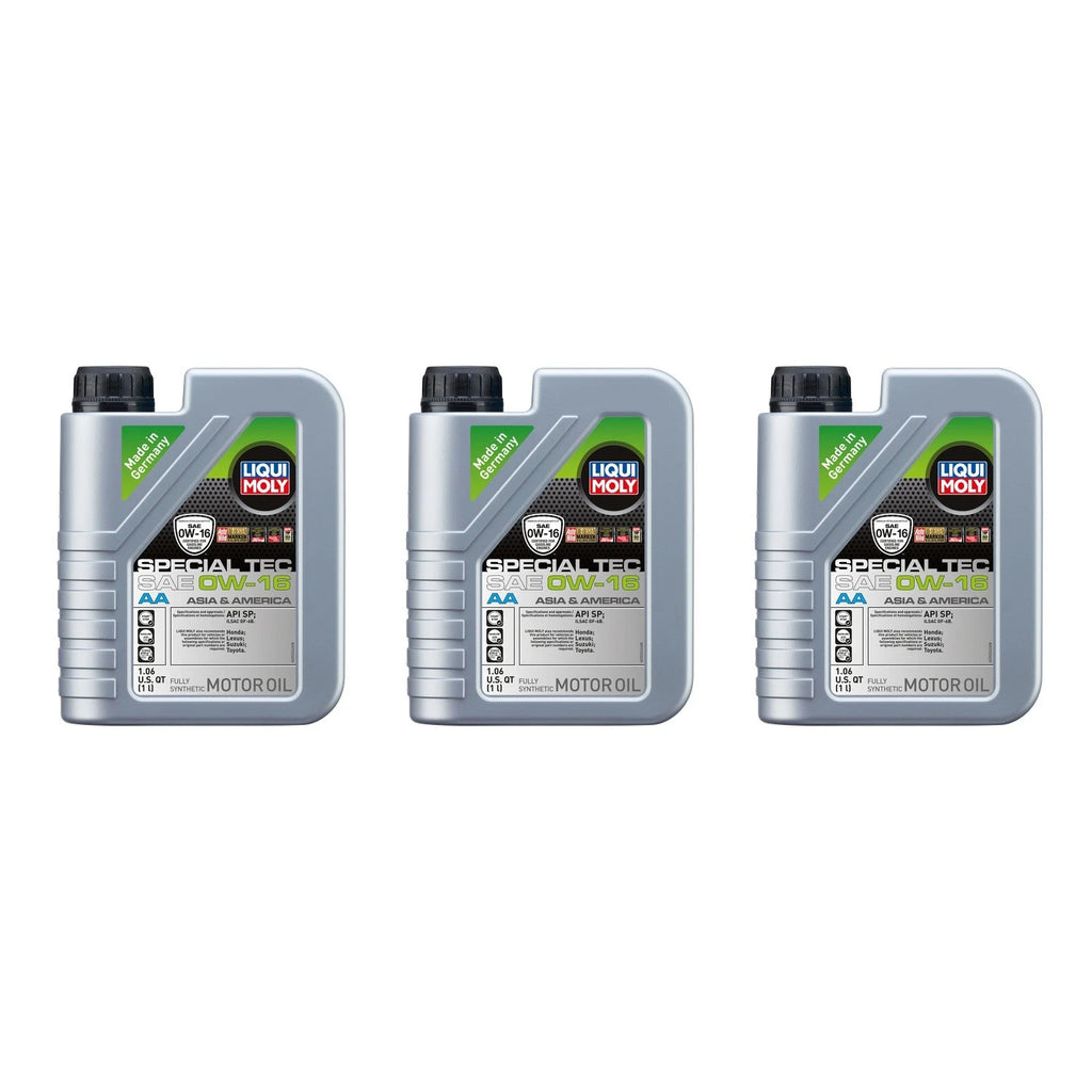 Set of 3 Liqui Moly Special Tec AA 0W-16 Engine Motor Oil (3L)