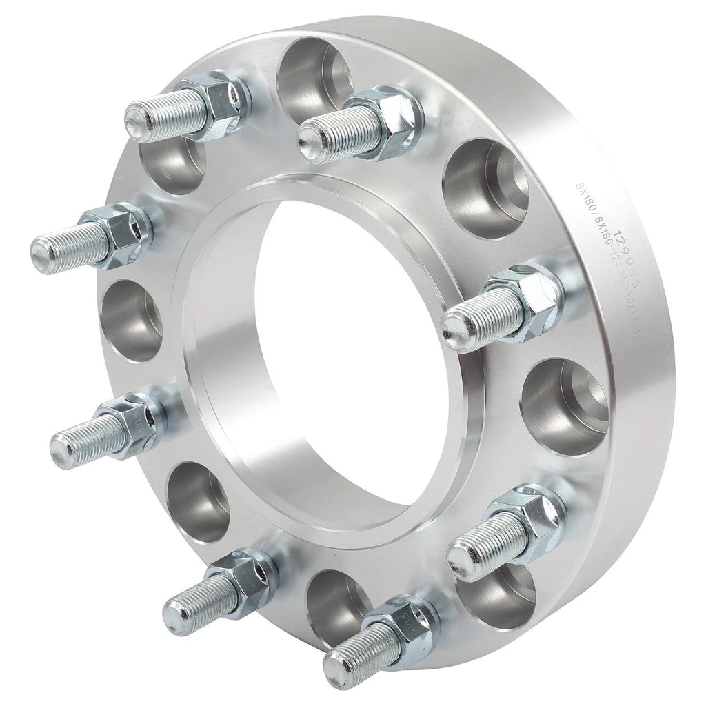 2X 8X180 Hubcentric Wheel Spacers M14x1.5 for Silverado 2500 HD (2011–2025)