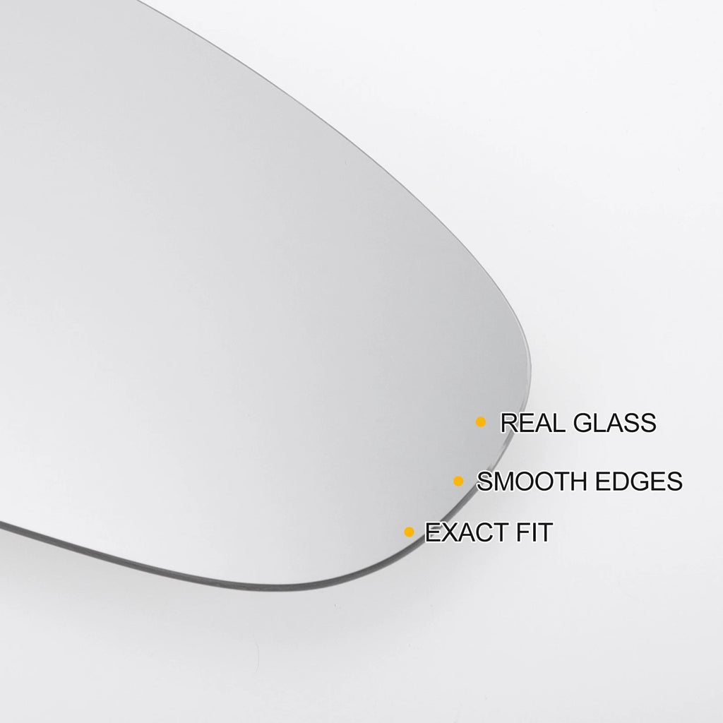 Heated Right Side White Mirror Glass for KIA Ceed (2018–2022)