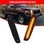 Smoked Amber LED Front Side Marker Light for Jeep Cherokee (1997–2001)