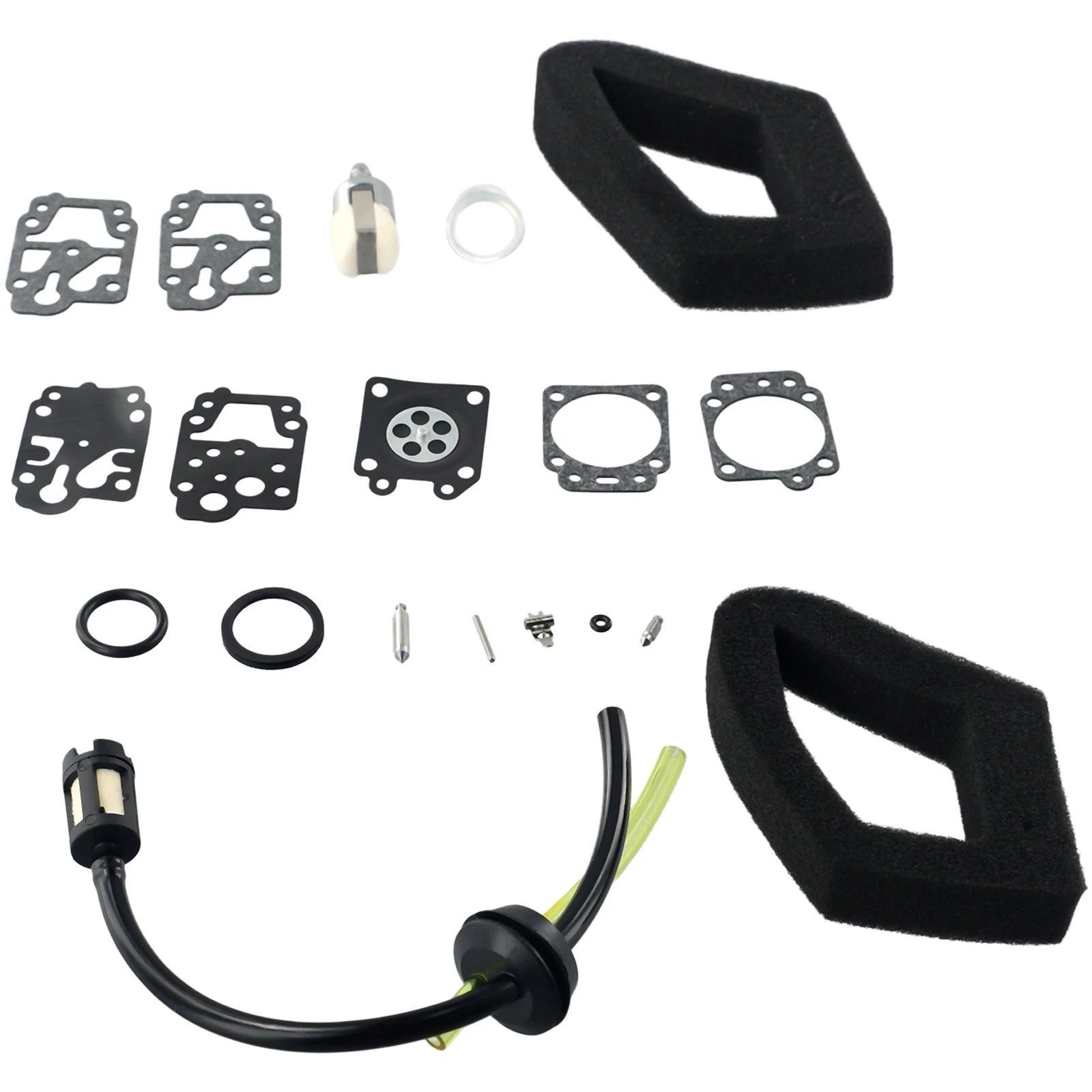 Carburetor Repair Fuel Line Kit for Honda GX35 GX25 HHB25 HHH25 K20-WY