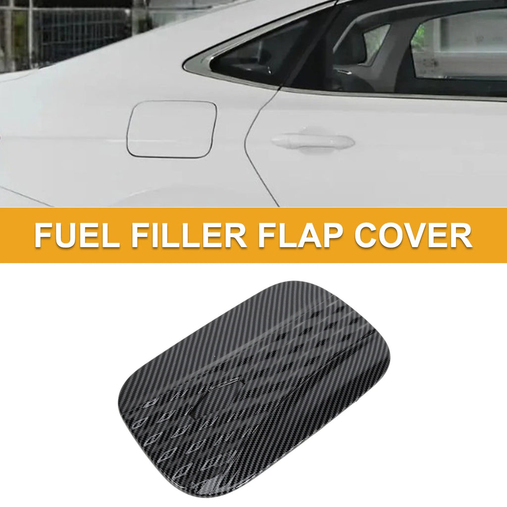 Fuel Tank Door Cap for Kia Carnival (2020–2025) Carbon Fiber Black