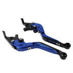 CNC Blue Extendable Brake Clutch Levers for Honda CBR650R CB650R/F (14-23)