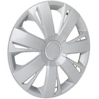 Set of 4 15 Inch Silver Wheel Hub Caps Wheel Cover Trim Kit