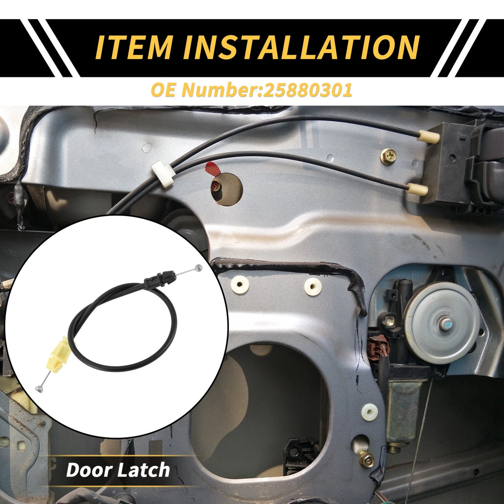 Door Latch Release Cable for Chevrolet Silverado 1500 (2007–2013) No.25880301