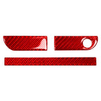 RHD Copilot Glove Box Switch Handle Cover Trim Carbon Red for Audi TT (2001–2006)