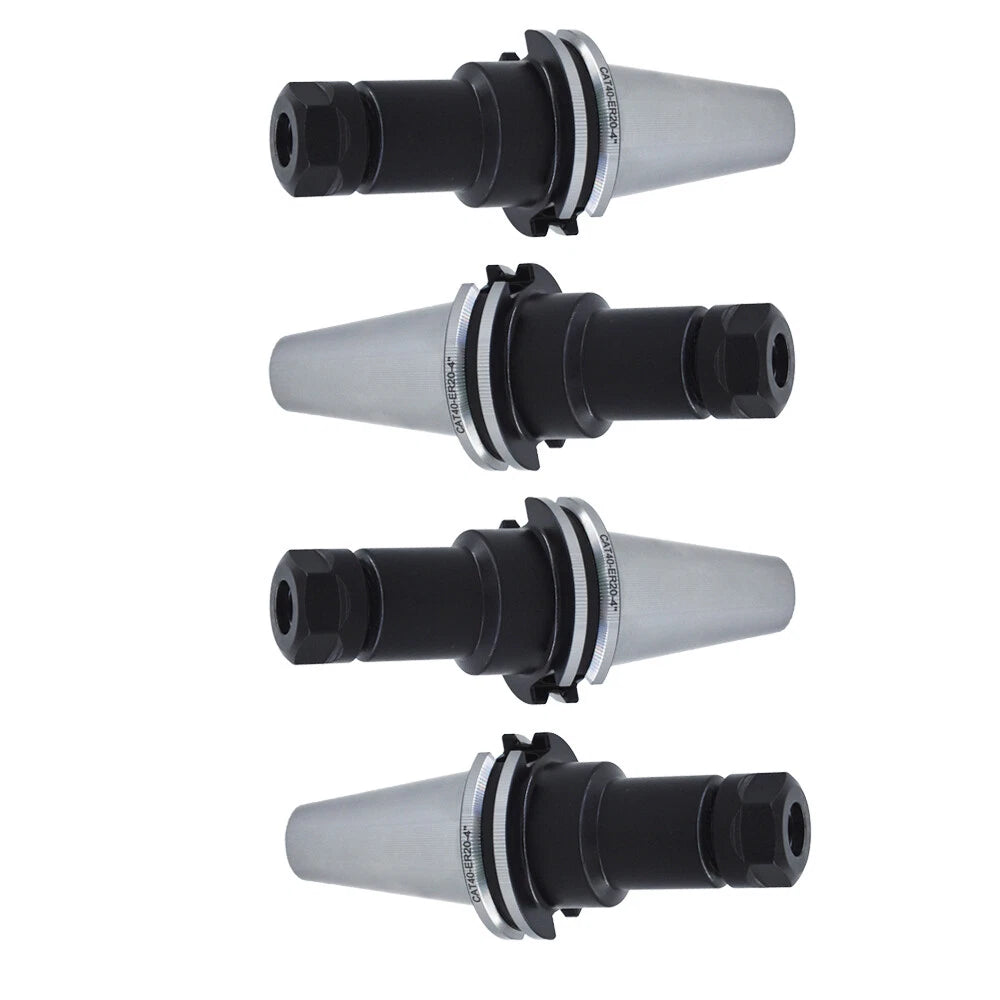 Set of 4 Collet Chucks for CAT40