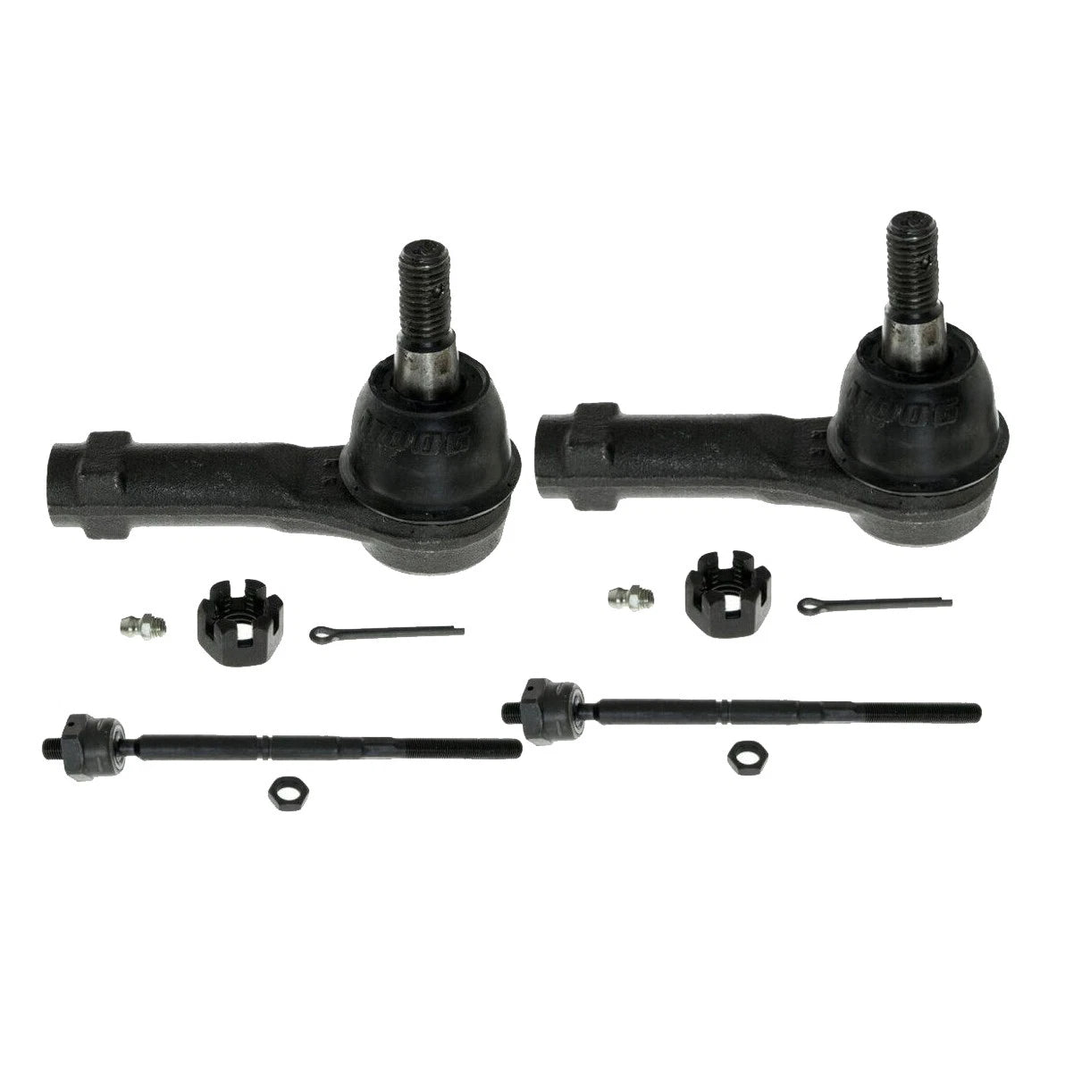 Set of 4 Moog Inner & Outer Steering Tie Rod Ends for Ford F-150 (2004–2006)