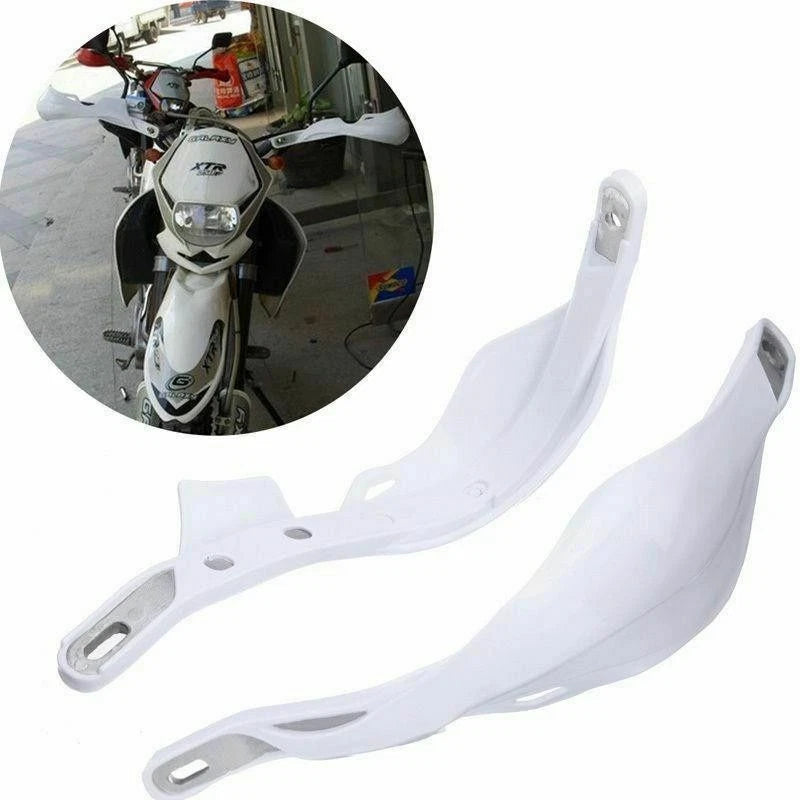 28MM 11/8" White Hand Guards for Suzuki Kawasaki Yamaha (Motorbike)
