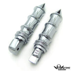 Spike Bamboo Footpegs for Yamaha V-Star 1000 650 Royal Star V-Max (1999–2019)