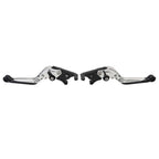Extendable Brake Clutch Levers for Suzuki GSXR600 GSXR750 GSXR1000 (2011–2021) Silver