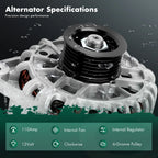 Alternator for Ford Ranger 2.3L (2001–2006) & Mazda B Pickup (2001–2008) 8265 110A