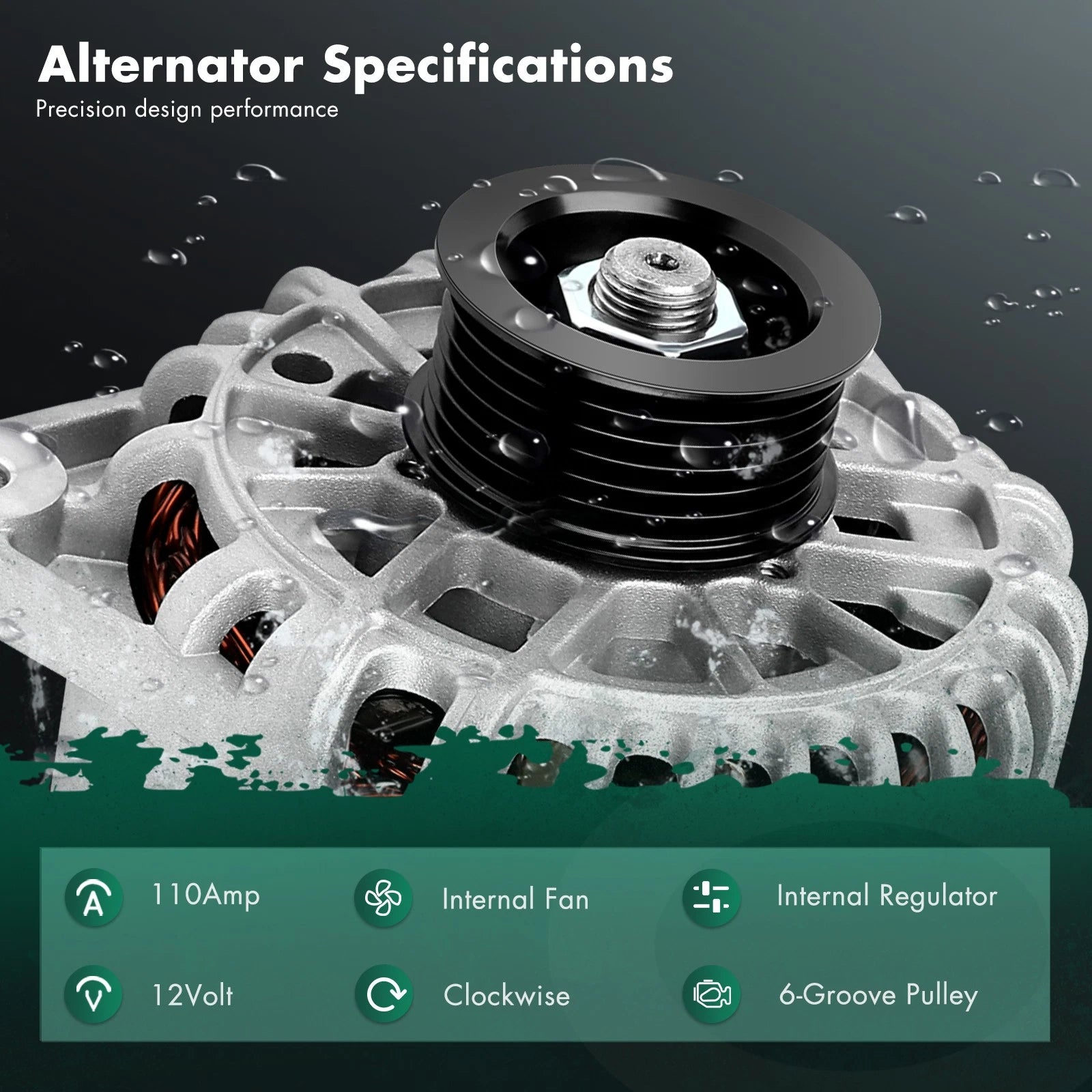 Alternator for Ford Ranger 2.3L (2001–2006) & Mazda B Pickup (2001–2008) 8265 110A