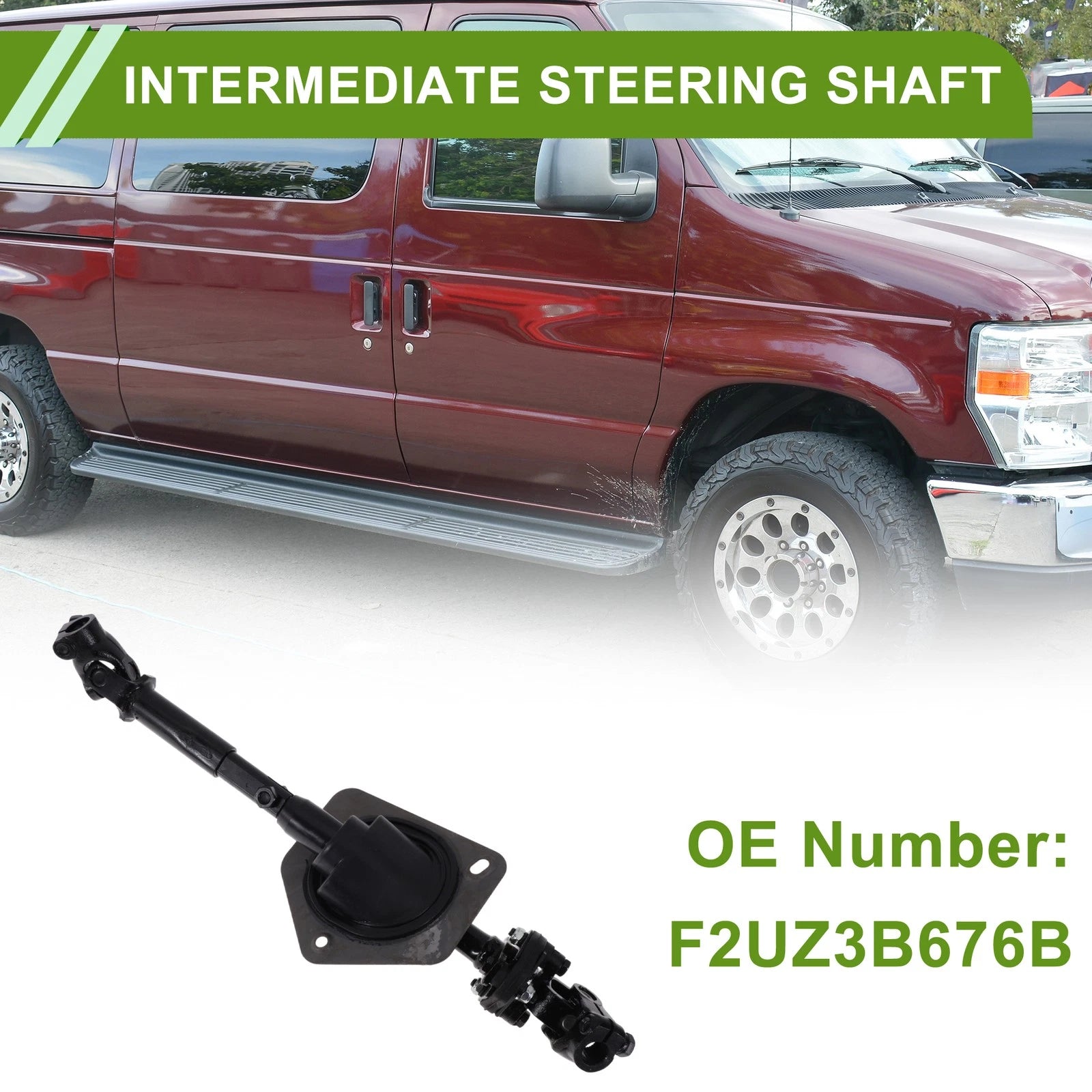 Steering Column Shaft for Ford Club Wagon (1995–1996) No.F2UZ3B676B