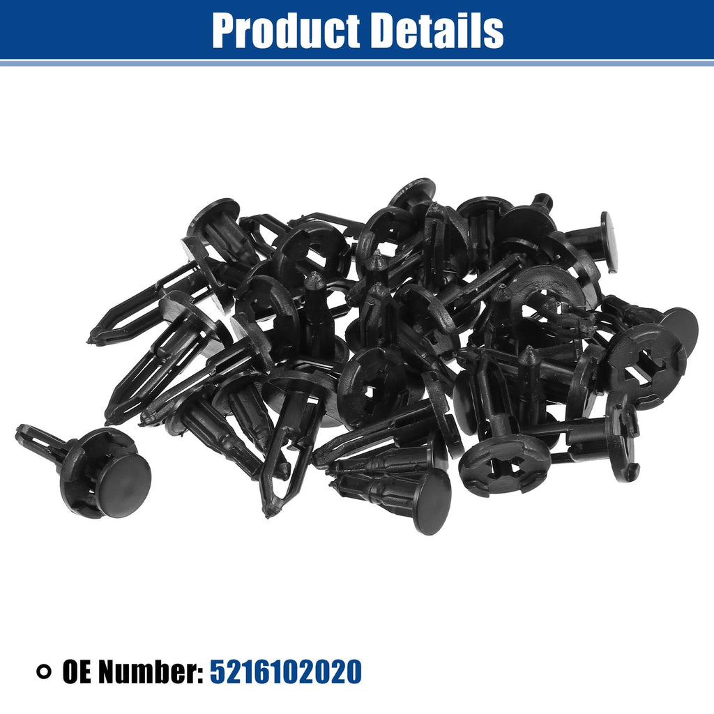 20 Pcs Front Bumper Retainers Clip for Toyota Corolla (2019–2022) No. 5216102020