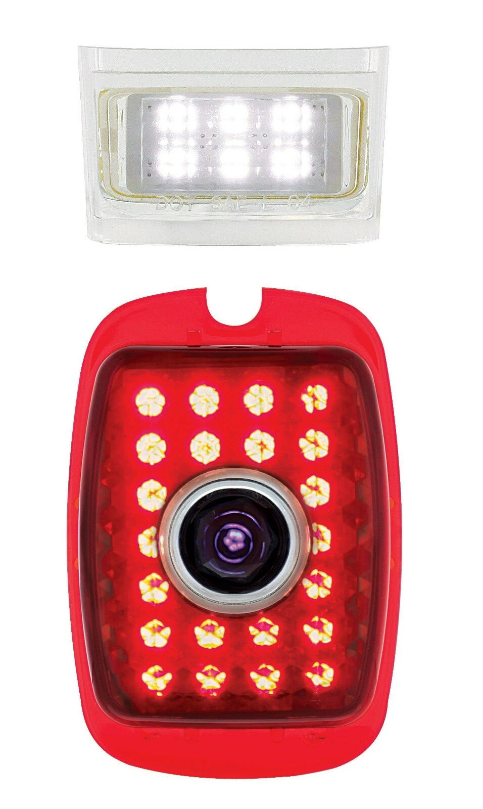 LED Tail Lights Left Right Blue Dot Replacement for 1937-1938 Chevy Car (Qty 2)