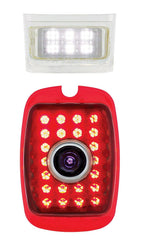 LED Tail Lights Left Right Blue Dot Replacement for 1937-1938 Chevy Car (Qty 2)