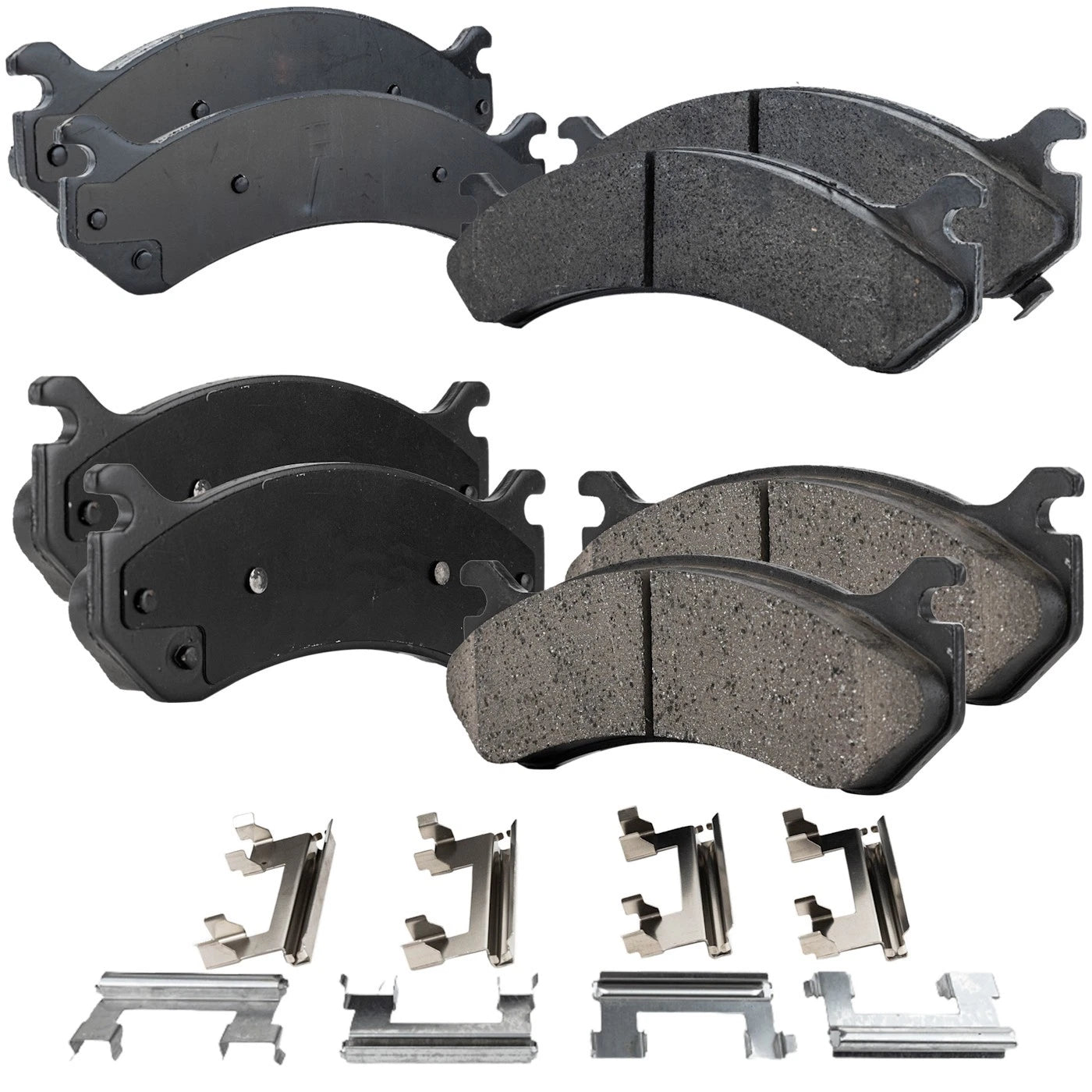 Set of 4 Brake Pads for Chevy Yukon Avalanche Suburban GMC Sierra 3500
