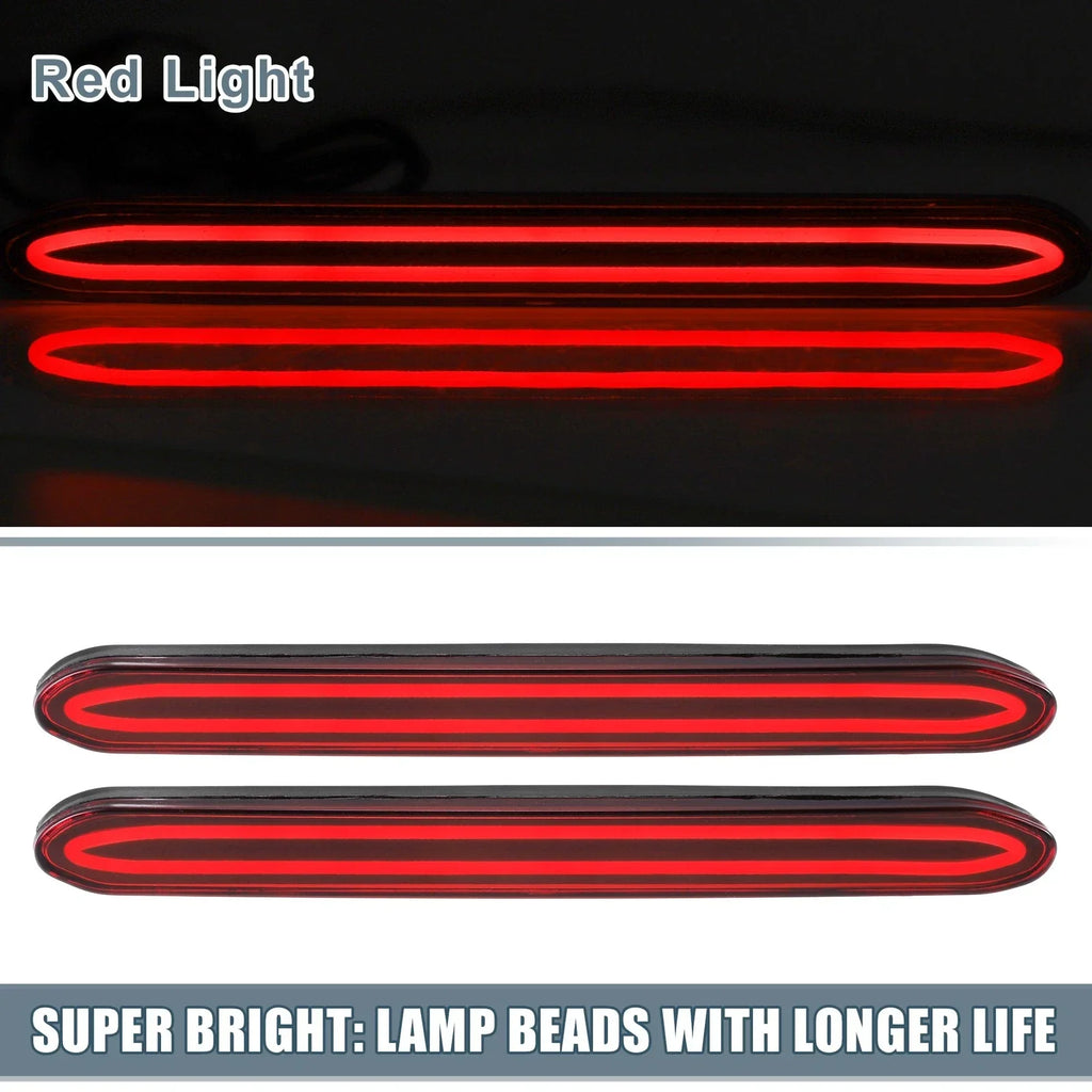 Rear Bumper Reflector Light for Honda Odyssey (2007-2013) - Red 2 x Lights