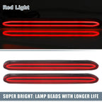 Rear Bumper Reflector Light for Honda Odyssey (2007-2013) - Red 2 x Lights